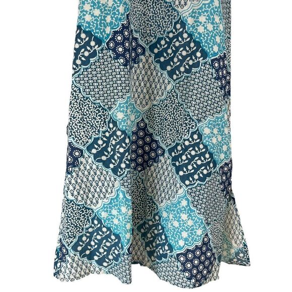 Irving & Fine for Lucky Brand Patchwork Balloon Sleeve Kaftan Dress - Picture 3 of 12